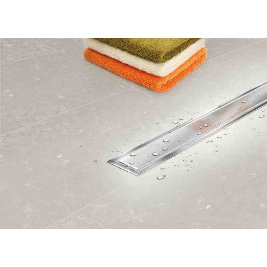 Κανάλι Ντουζiέρας Σιφών Confluo Premium Line 650 65cm Ανοξείδωτο Χρωμέ